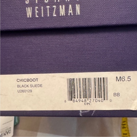 Stuart Weitzman Black Heeled Boots - Picture 2 of 5